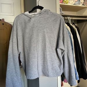 Zara Grey Basic Hoodie